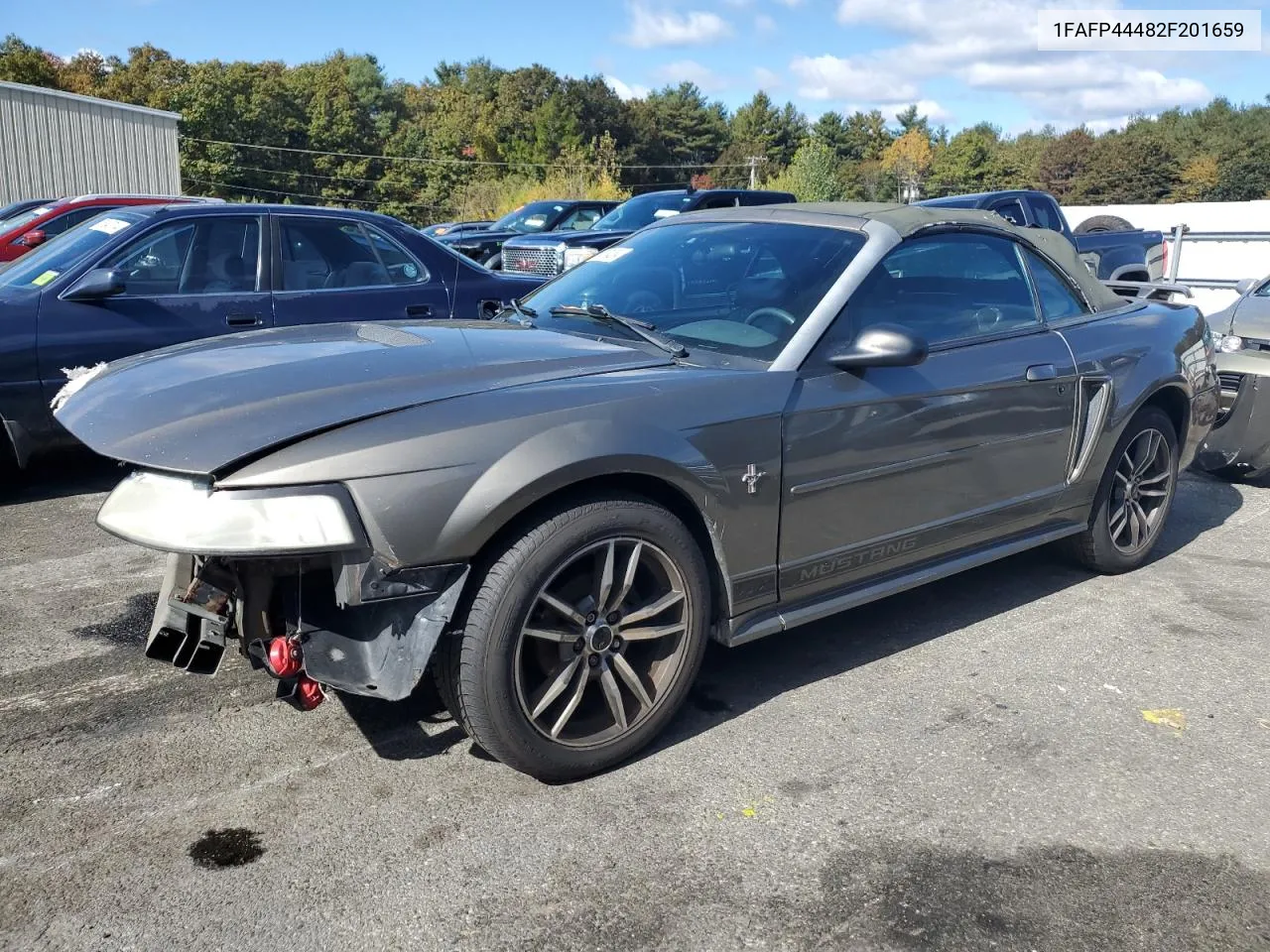 2002 Ford Mustang VIN: 1FAFP44482F201659 Lot: 76374284