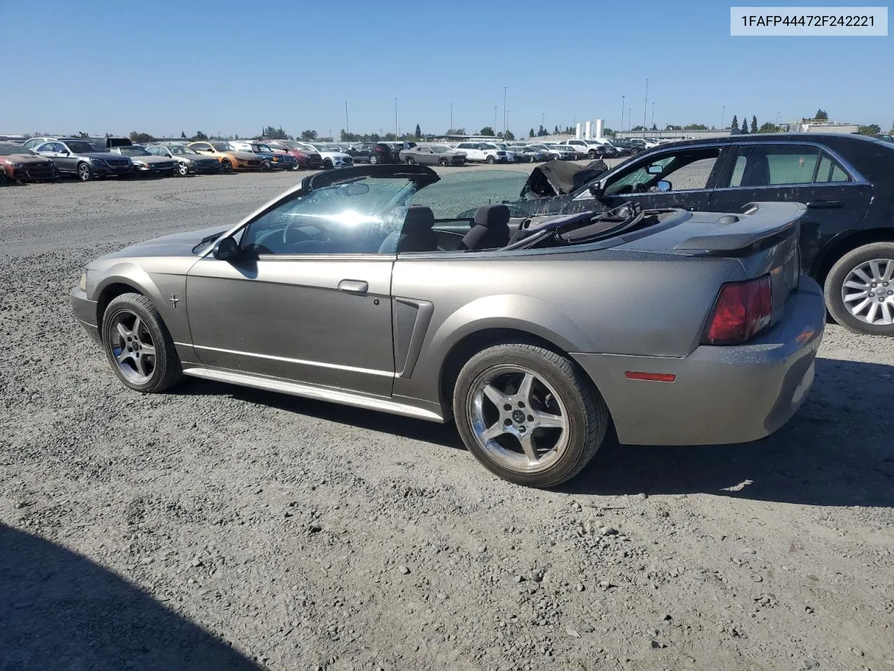 2002 Ford Mustang VIN: 1FAFP44472F242221 Lot: 76803694