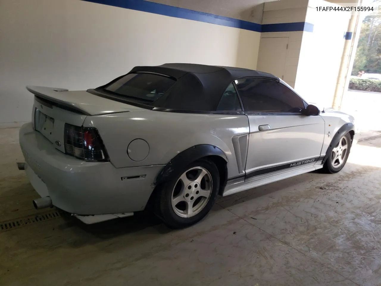 2002 Ford Mustang VIN: 1FAFP444X2F155994 Lot: 78311514