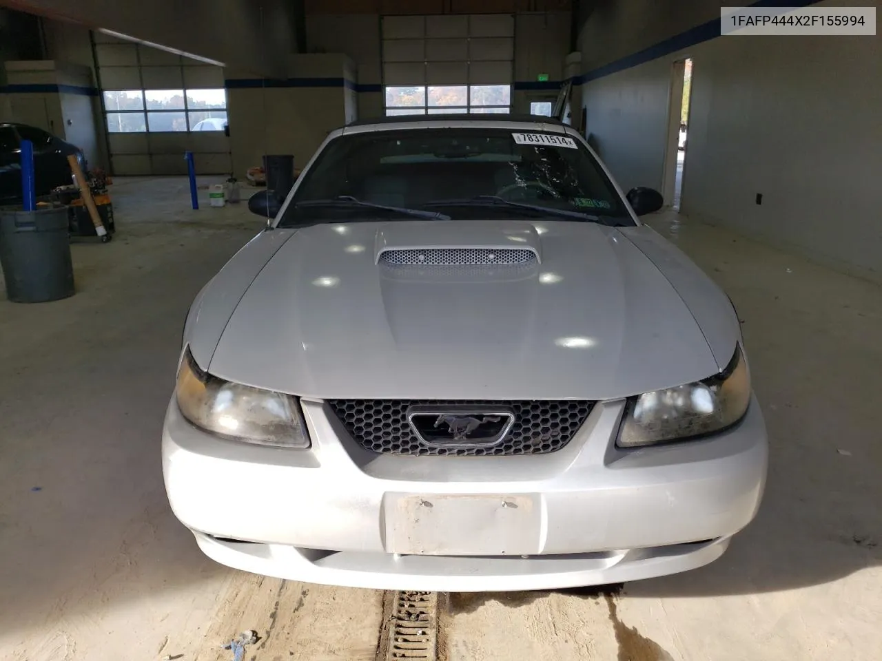 2002 Ford Mustang VIN: 1FAFP444X2F155994 Lot: 78311514