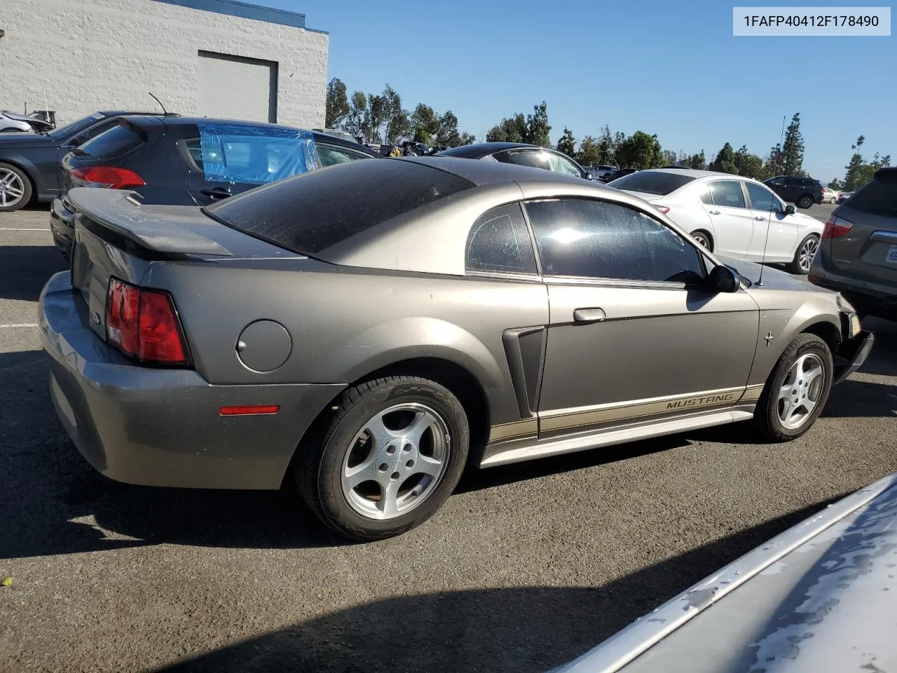 2002 Ford Mustang VIN: 1FAFP40412F178490 Lot: 79303384