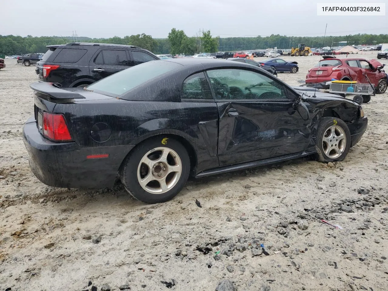 2003 Ford Mustang VIN: 1FAFP40403F326842 Lot: 54527074