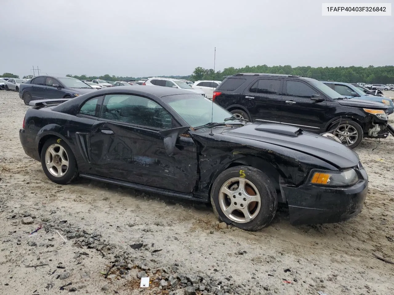 2003 Ford Mustang VIN: 1FAFP40403F326842 Lot: 54527074