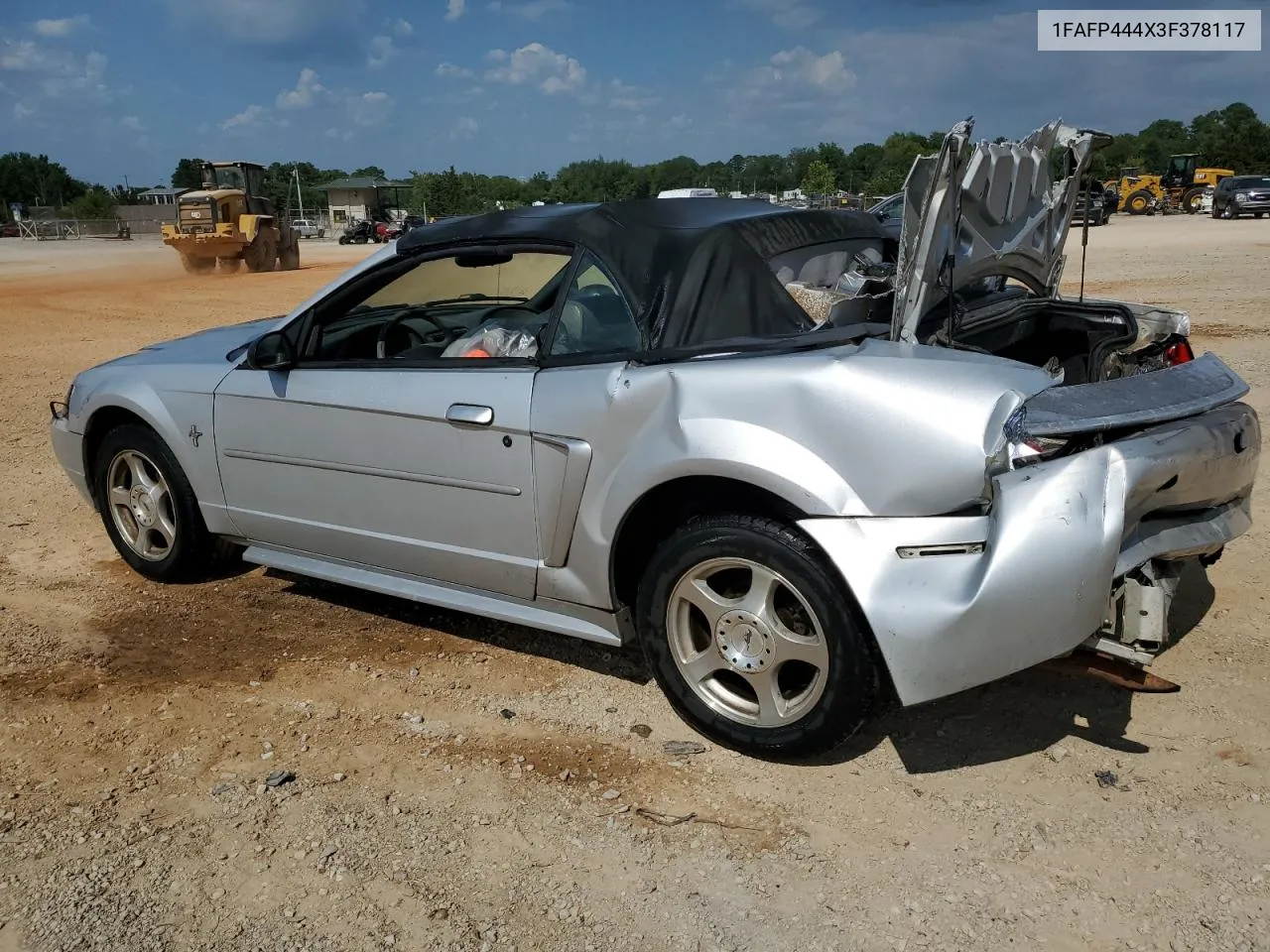 2003 Ford Mustang VIN: 1FAFP444X3F378117 Lot: 59940154