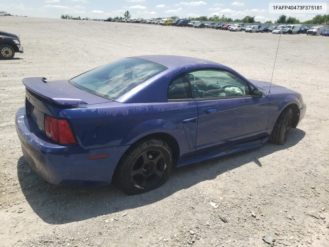 2003 Ford Mustang VIN: 1FAFP40473F375181 Lot: 59956644