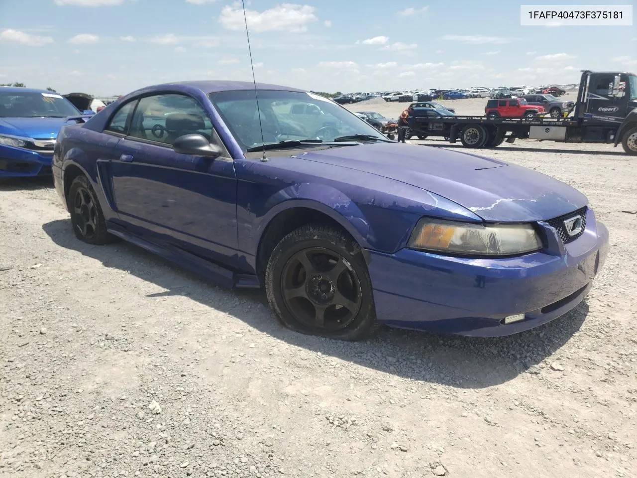 2003 Ford Mustang VIN: 1FAFP40473F375181 Lot: 59956644