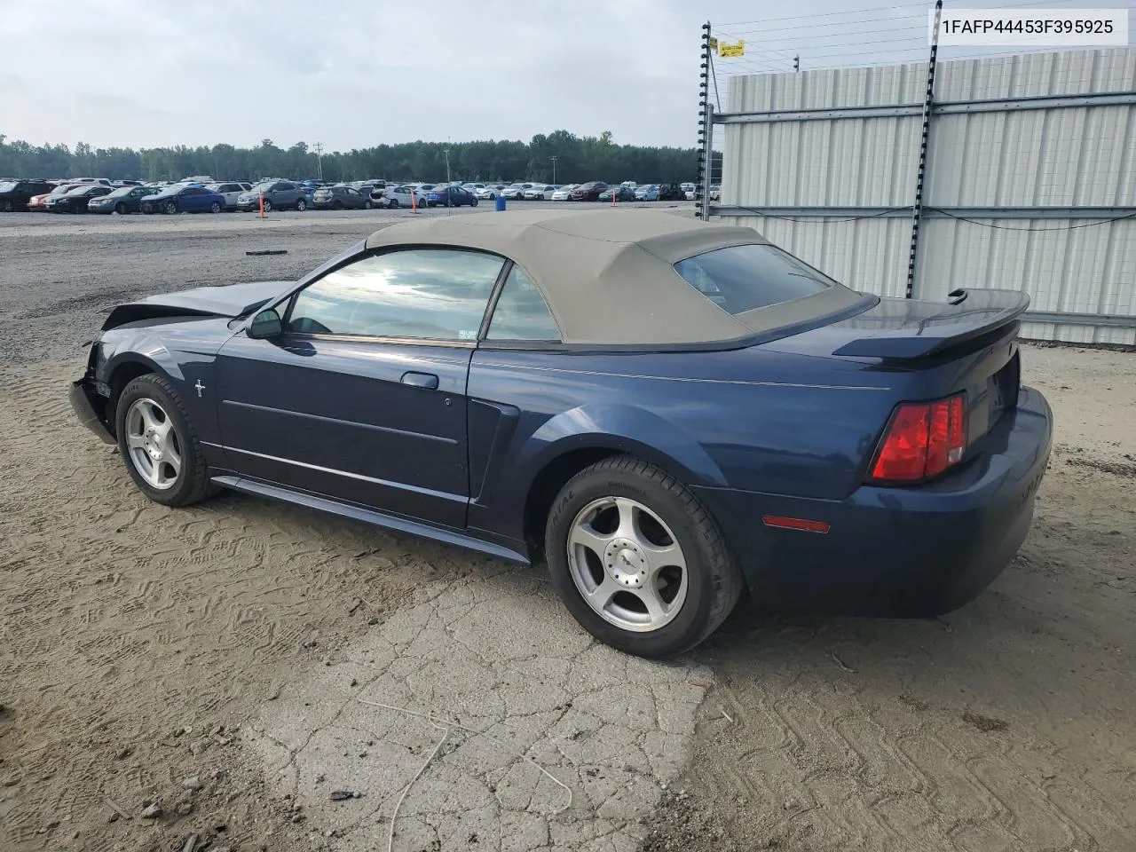 2003 Ford Mustang VIN: 1FAFP44453F395925 Lot: 62290494