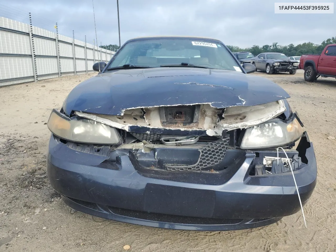 2003 Ford Mustang VIN: 1FAFP44453F395925 Lot: 62290494