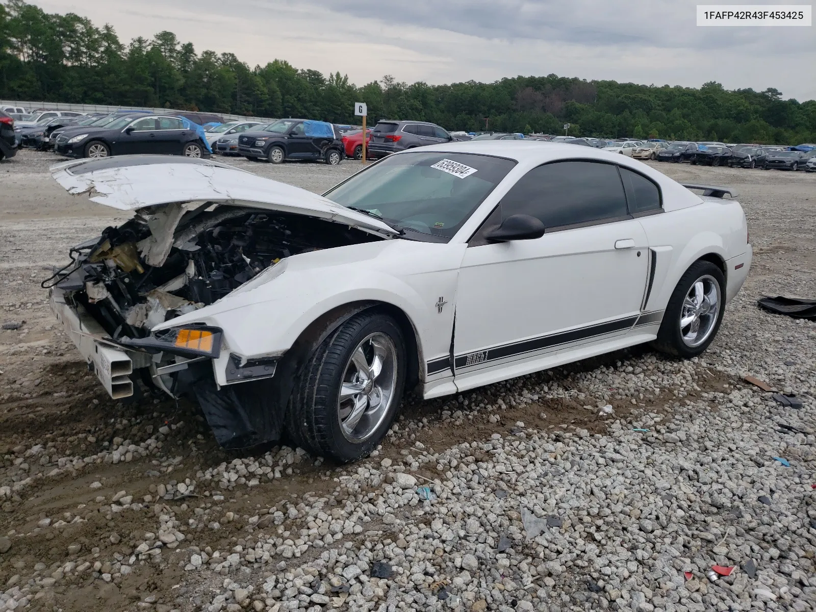 2003 Ford Mustang Mach I VIN: 1FAFP42R43F453425 Lot: 63959304