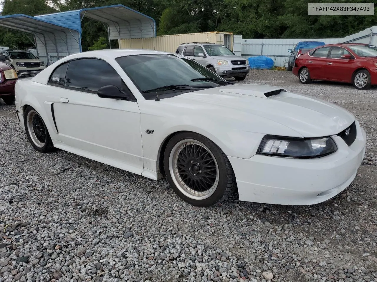 2003 Ford Mustang Gt VIN: 1FAFP42X83F347493 Lot: 66433474