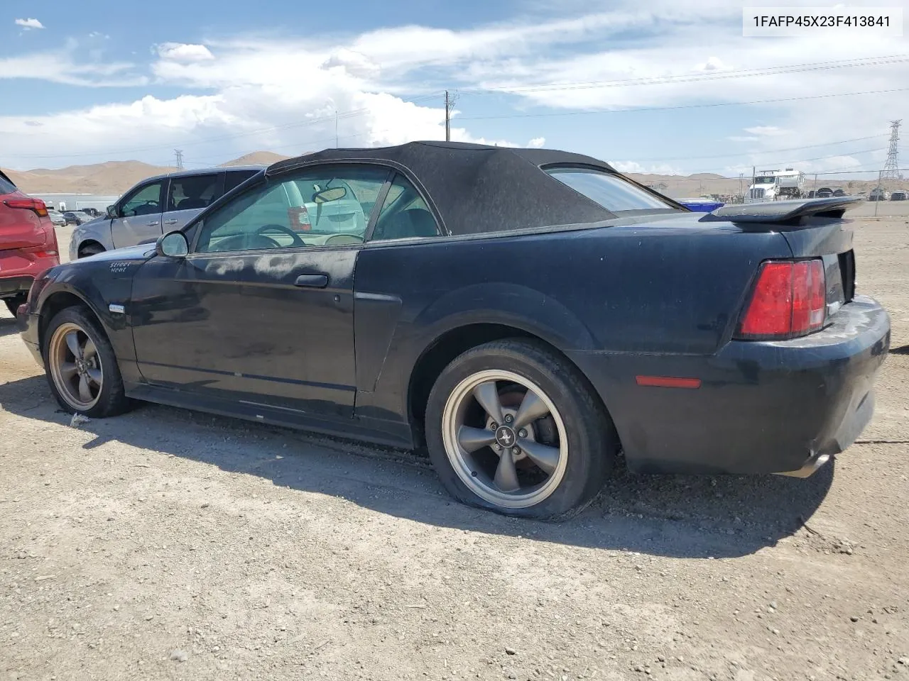 2003 Ford Mustang Gt VIN: 1FAFP45X23F413841 Lot: 68148754