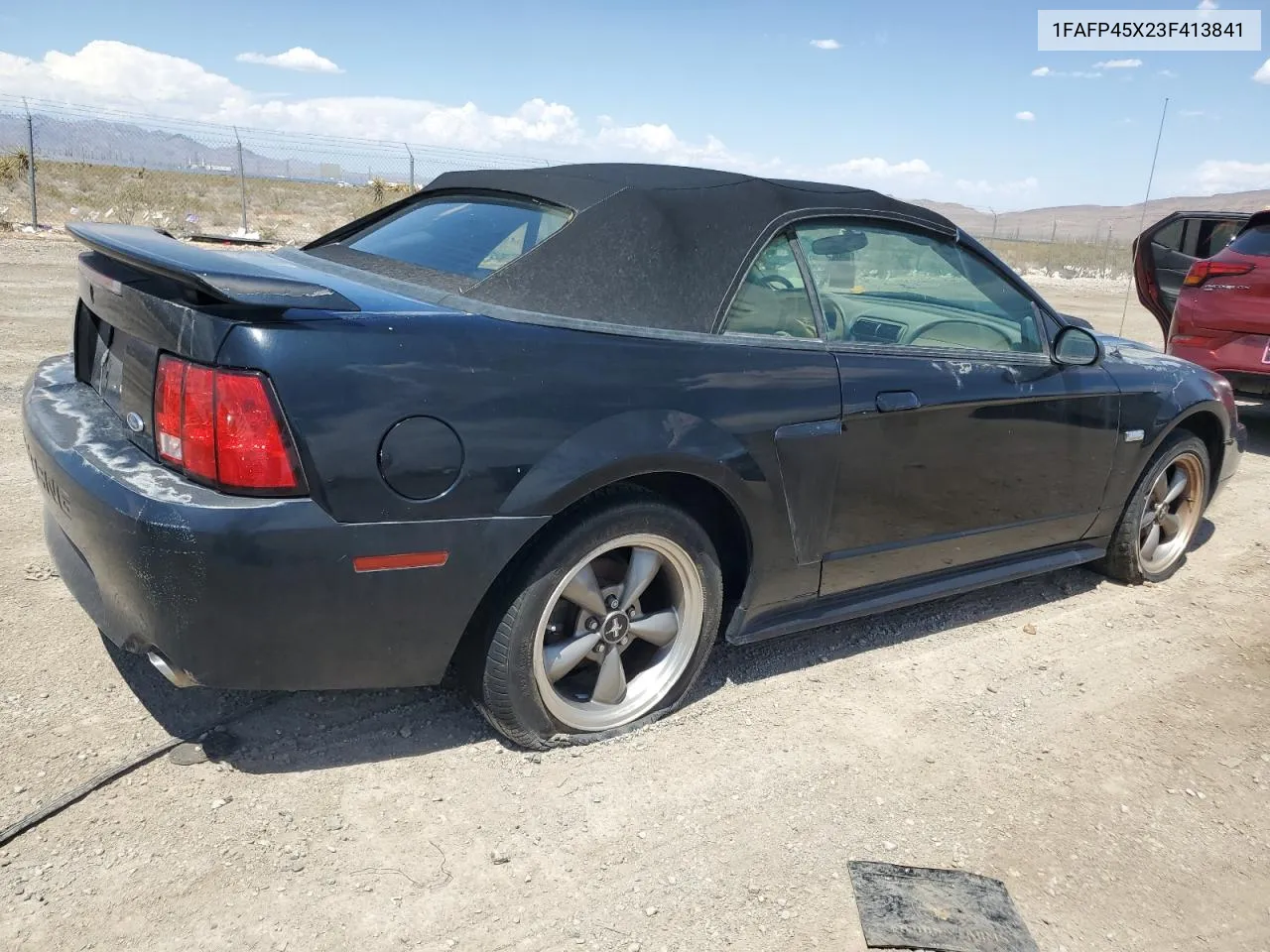 2003 Ford Mustang Gt VIN: 1FAFP45X23F413841 Lot: 68148754