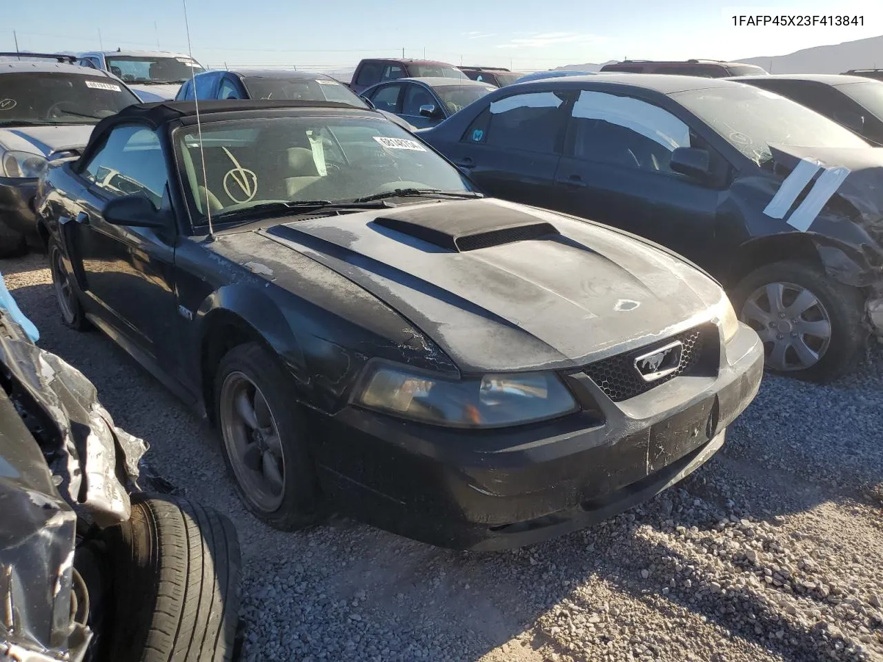 2003 Ford Mustang Gt VIN: 1FAFP45X23F413841 Lot: 68148754