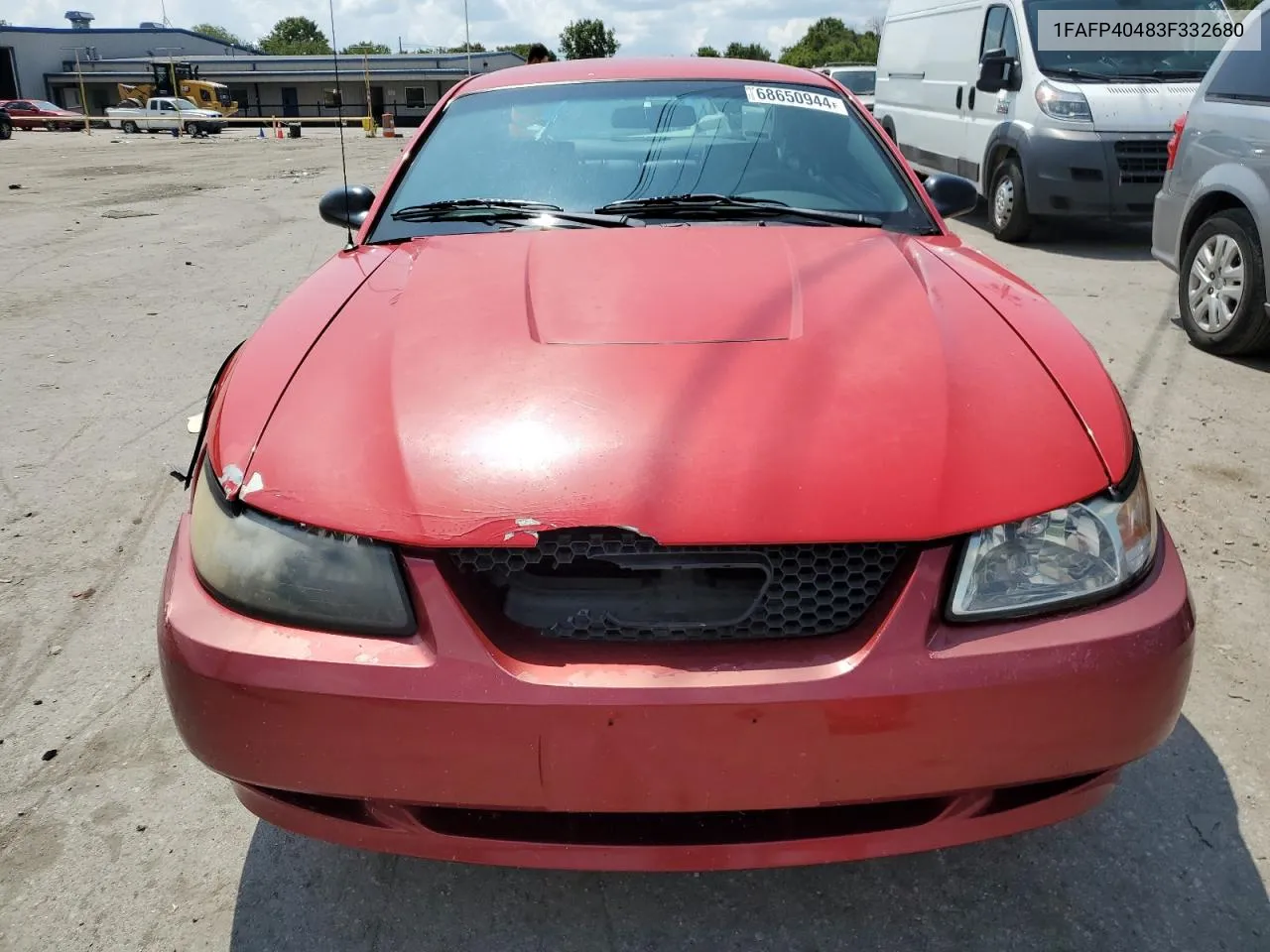 2003 Ford Mustang VIN: 1FAFP40483F332680 Lot: 68650944