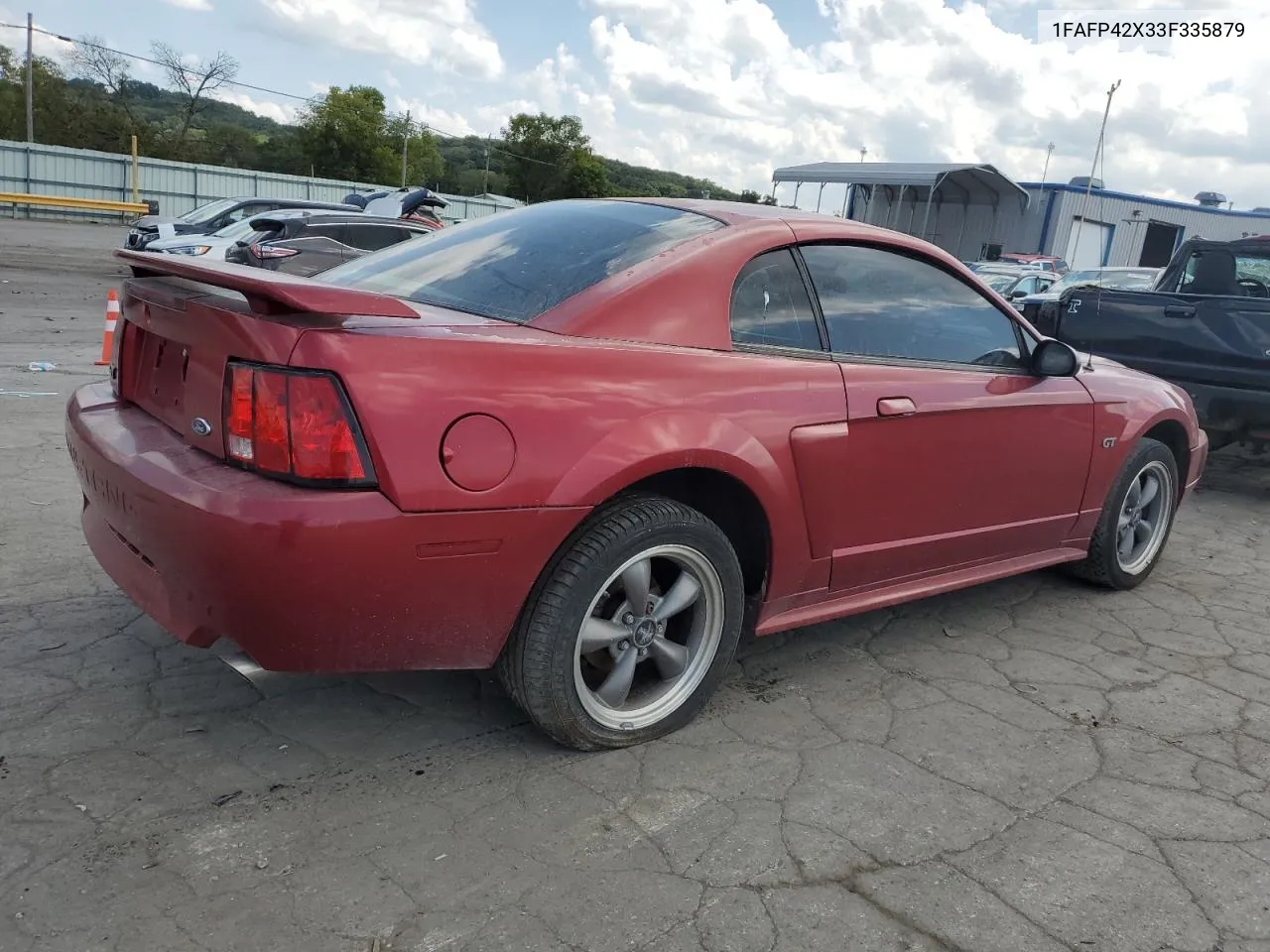 2003 Ford Mustang Gt VIN: 1FAFP42X33F335879 Lot: 68711614