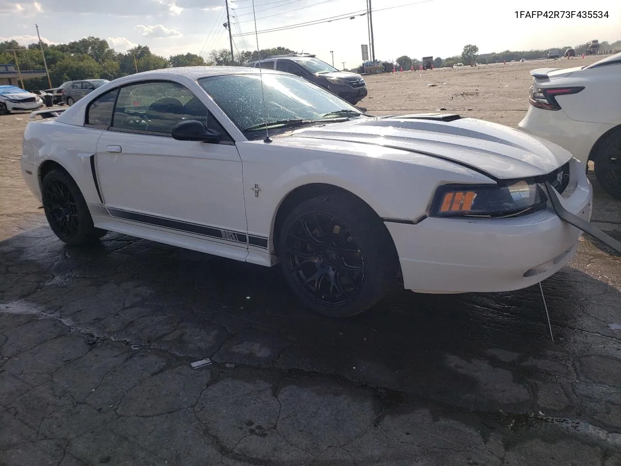 2003 Ford Mustang Mach I VIN: 1FAFP42R73F435534 Lot: 68889224