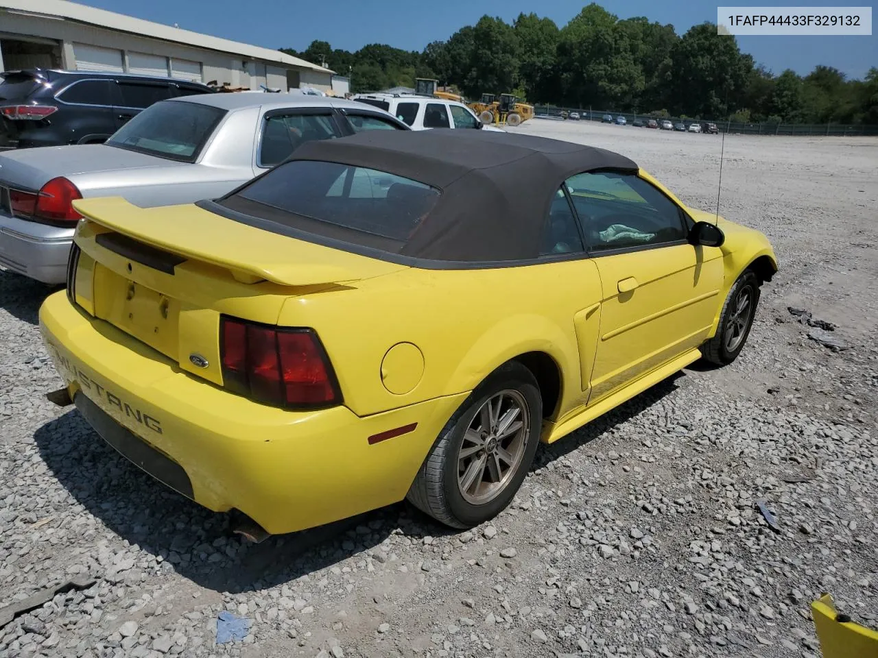 2003 Ford Mustang VIN: 1FAFP44433F329132 Lot: 69003734