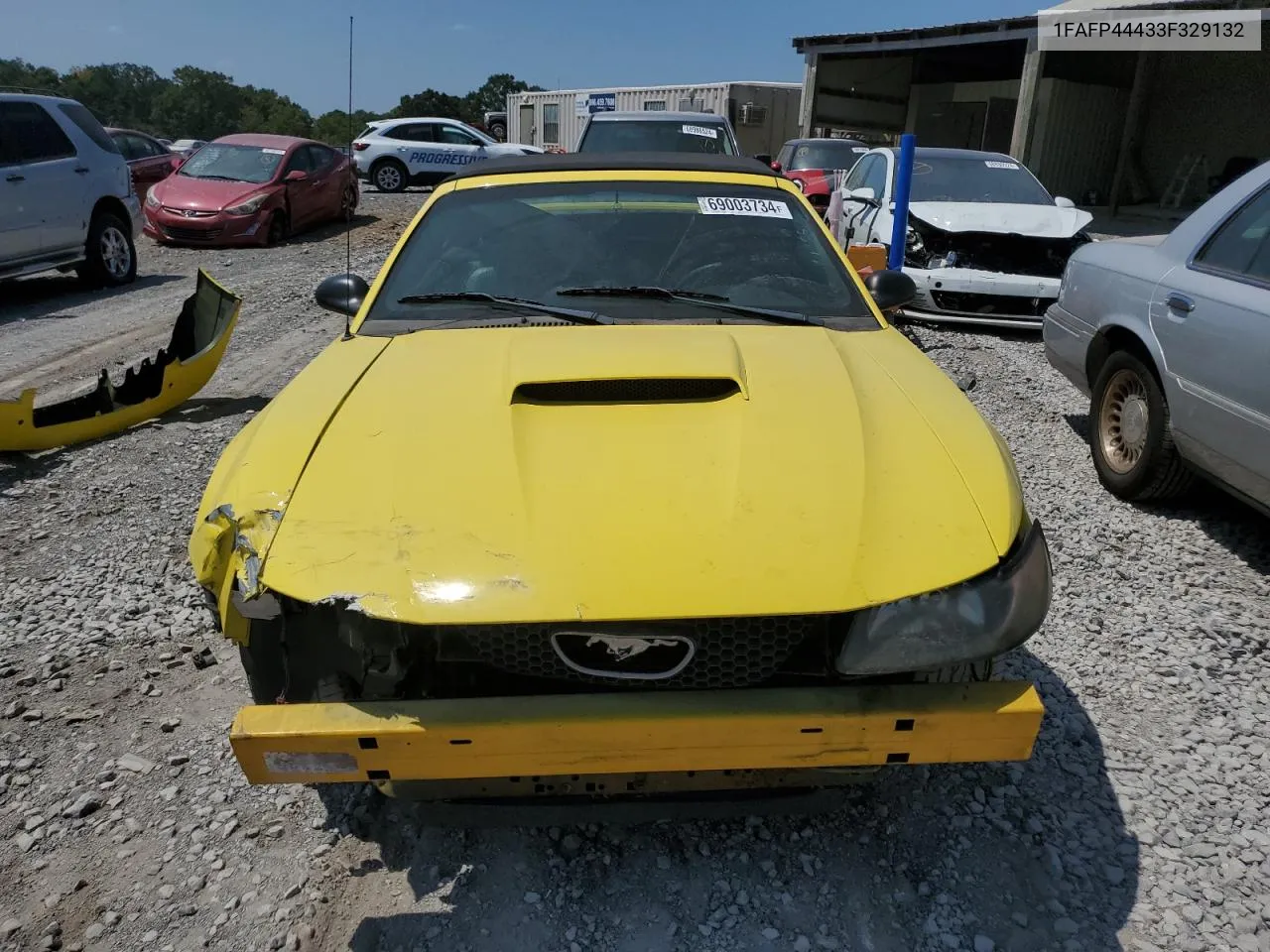 2003 Ford Mustang VIN: 1FAFP44433F329132 Lot: 69003734