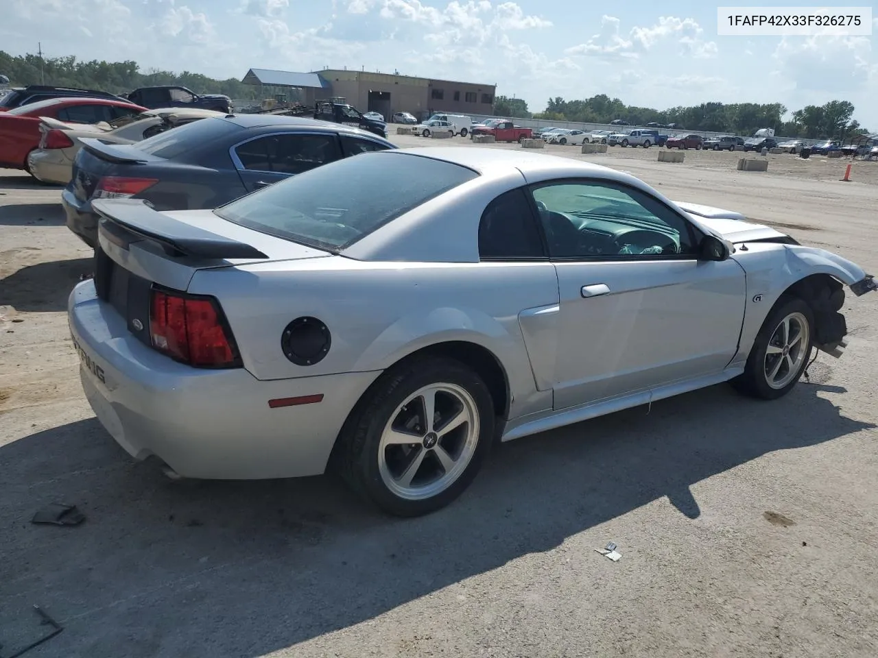 2003 Ford Mustang Gt VIN: 1FAFP42X33F326275 Lot: 69257114