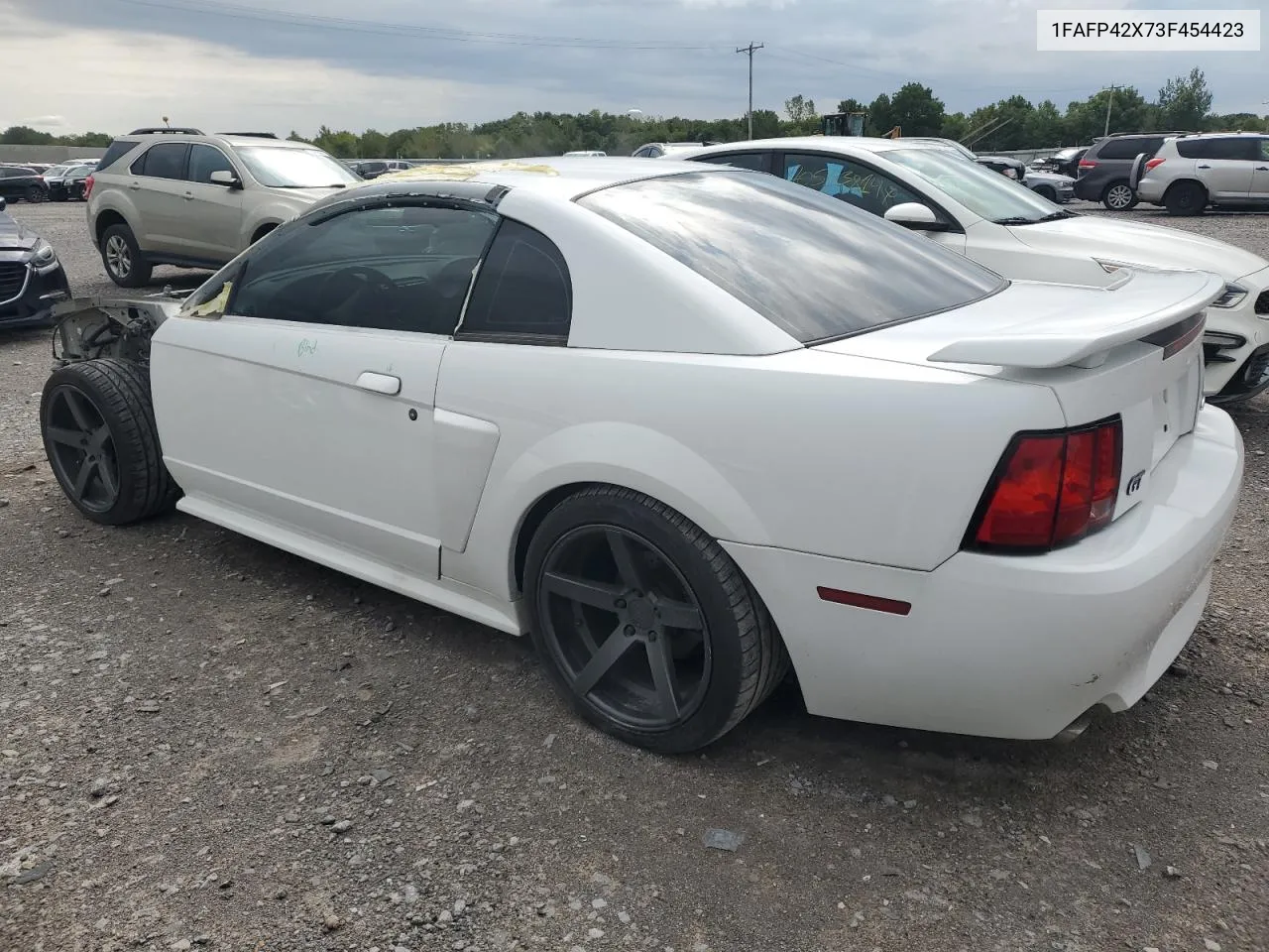 2003 Ford Mustang Gt VIN: 1FAFP42X73F454423 Lot: 69706284