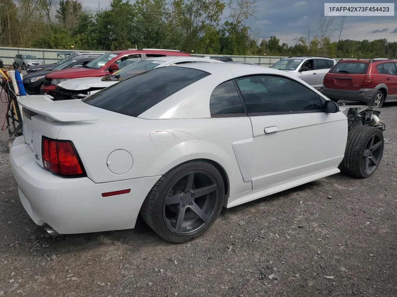 2003 Ford Mustang Gt VIN: 1FAFP42X73F454423 Lot: 69706284