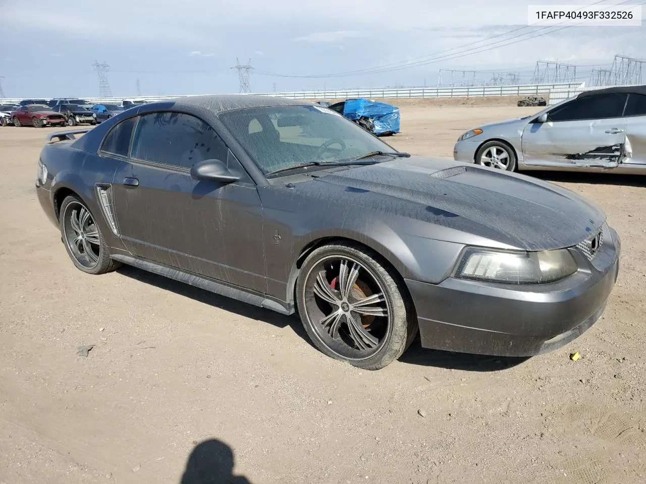 2003 Ford Mustang VIN: 1FAFP40493F332526 Lot: 70335824