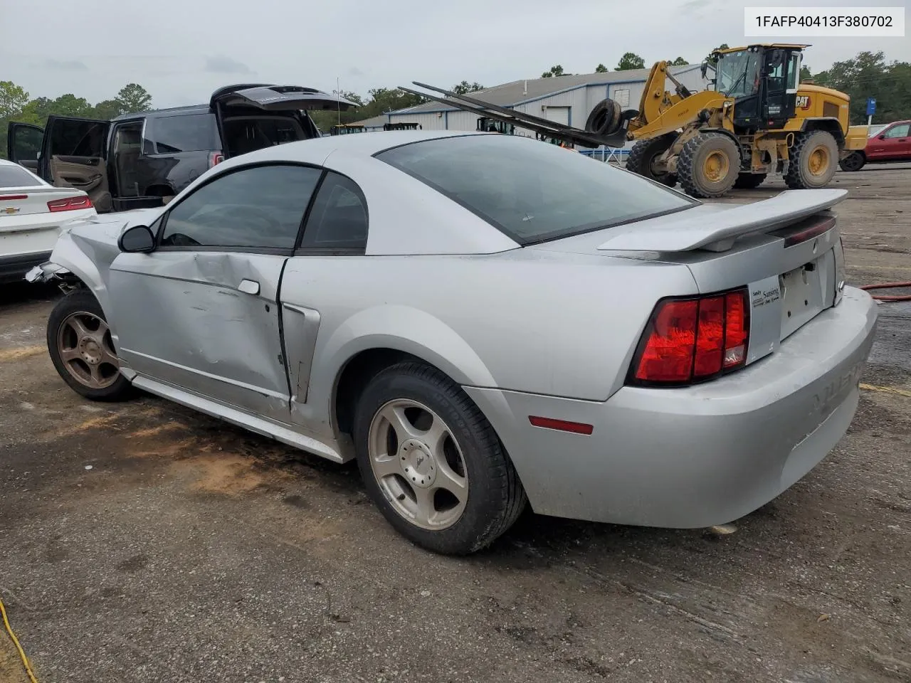 2003 Ford Mustang VIN: 1FAFP40413F380702 Lot: 70447204