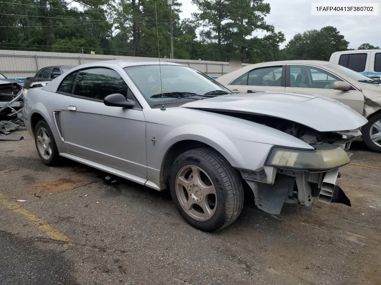 2003 Ford Mustang VIN: 1FAFP40413F380702 Lot: 70447204