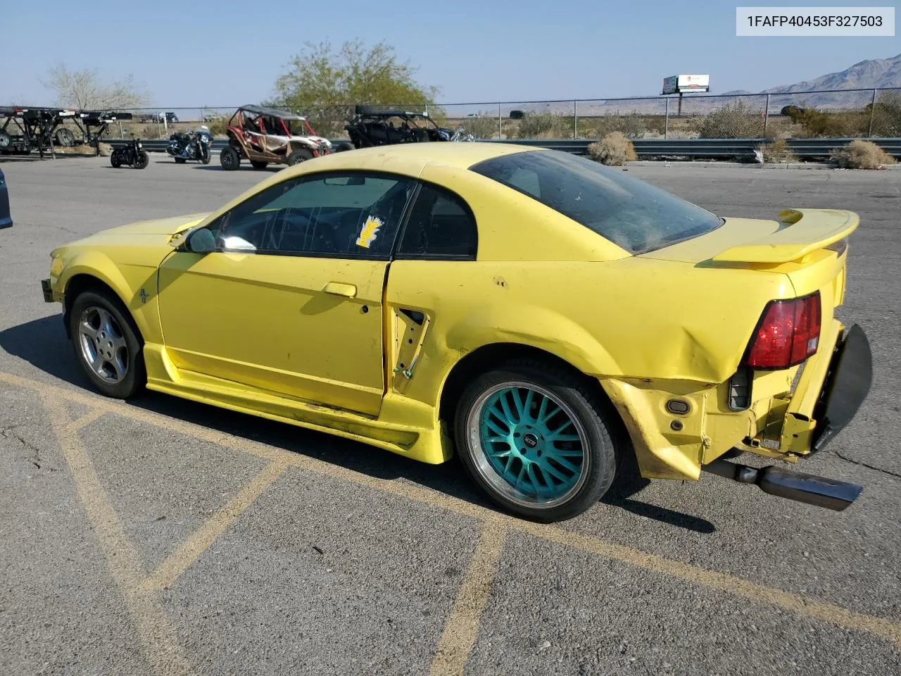 2003 Ford Mustang VIN: 1FAFP40453F327503 Lot: 70537574