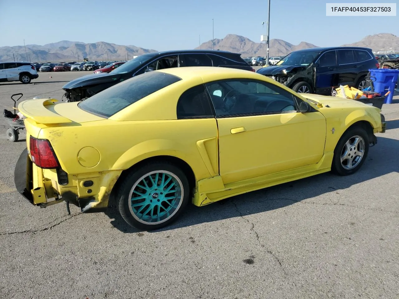 2003 Ford Mustang VIN: 1FAFP40453F327503 Lot: 70537574