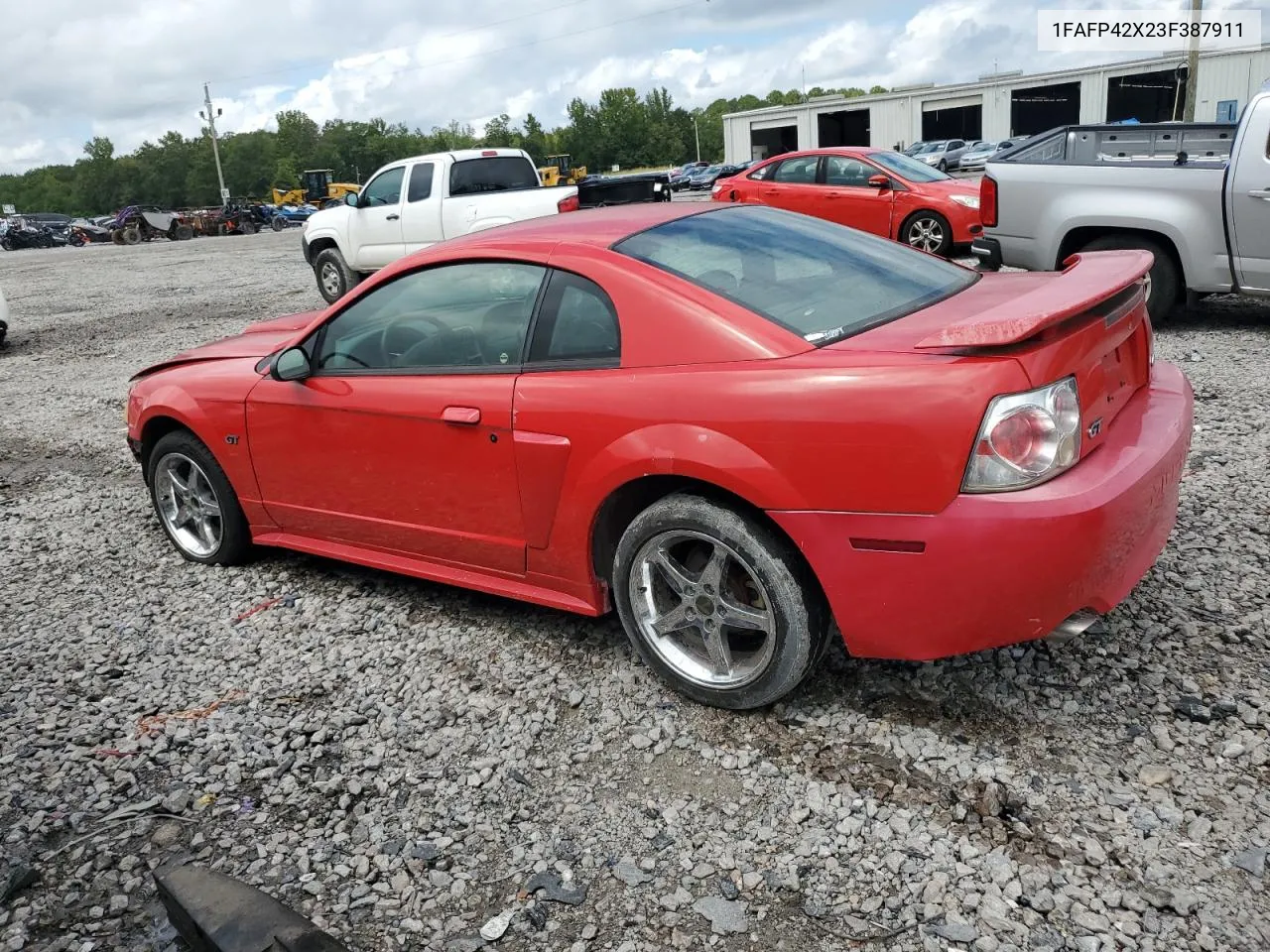 2003 Ford Mustang Gt VIN: 1FAFP42X23F387911 Lot: 71498724