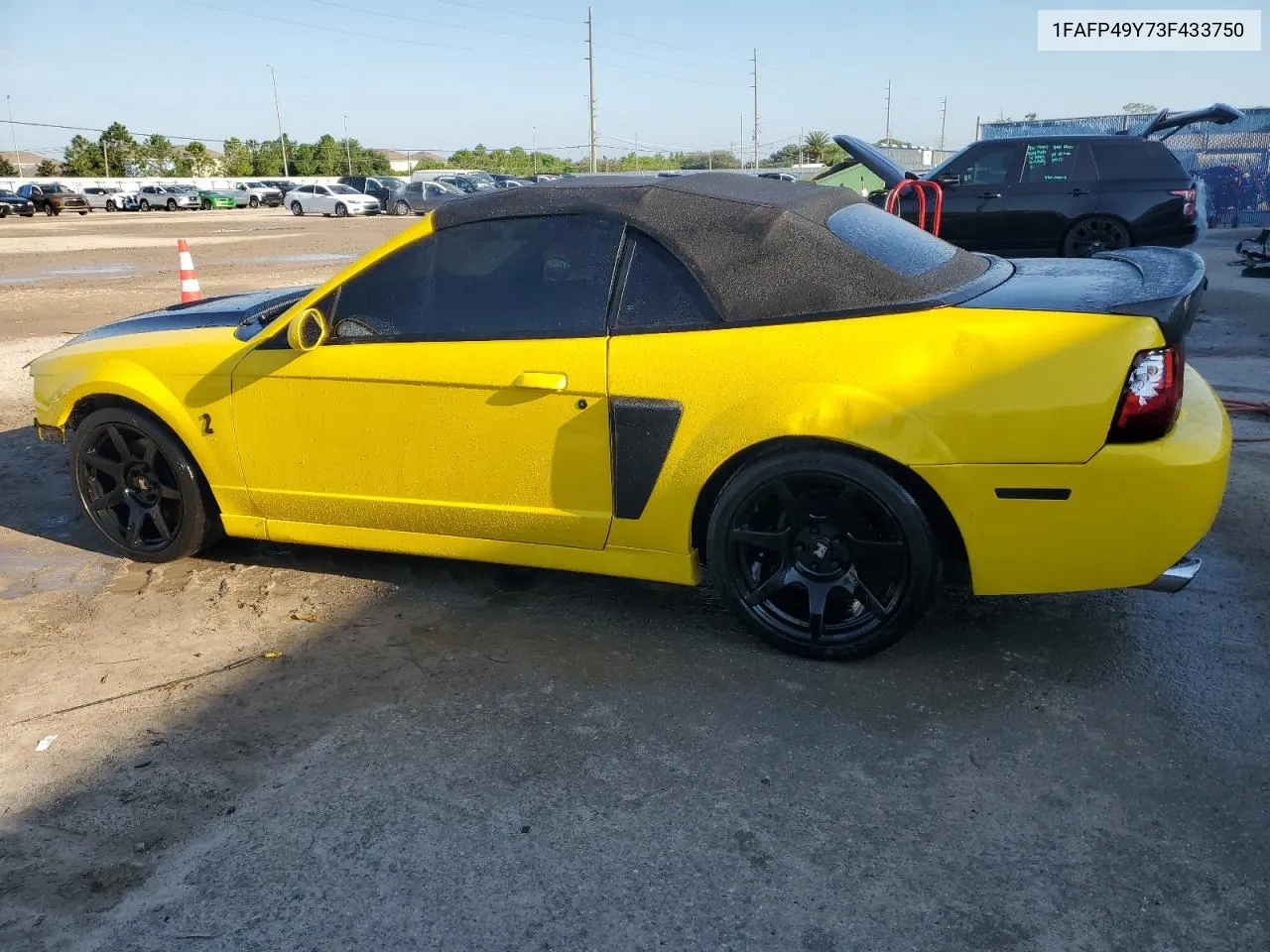 2003 Ford Mustang Cobra Svt VIN: 1FAFP49Y73F433750 Lot: 71592454