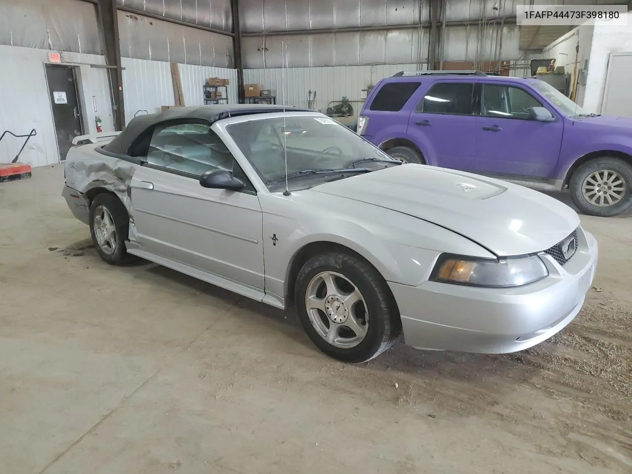 2003 Ford Mustang VIN: 1FAFP44473F398180 Lot: 72425014