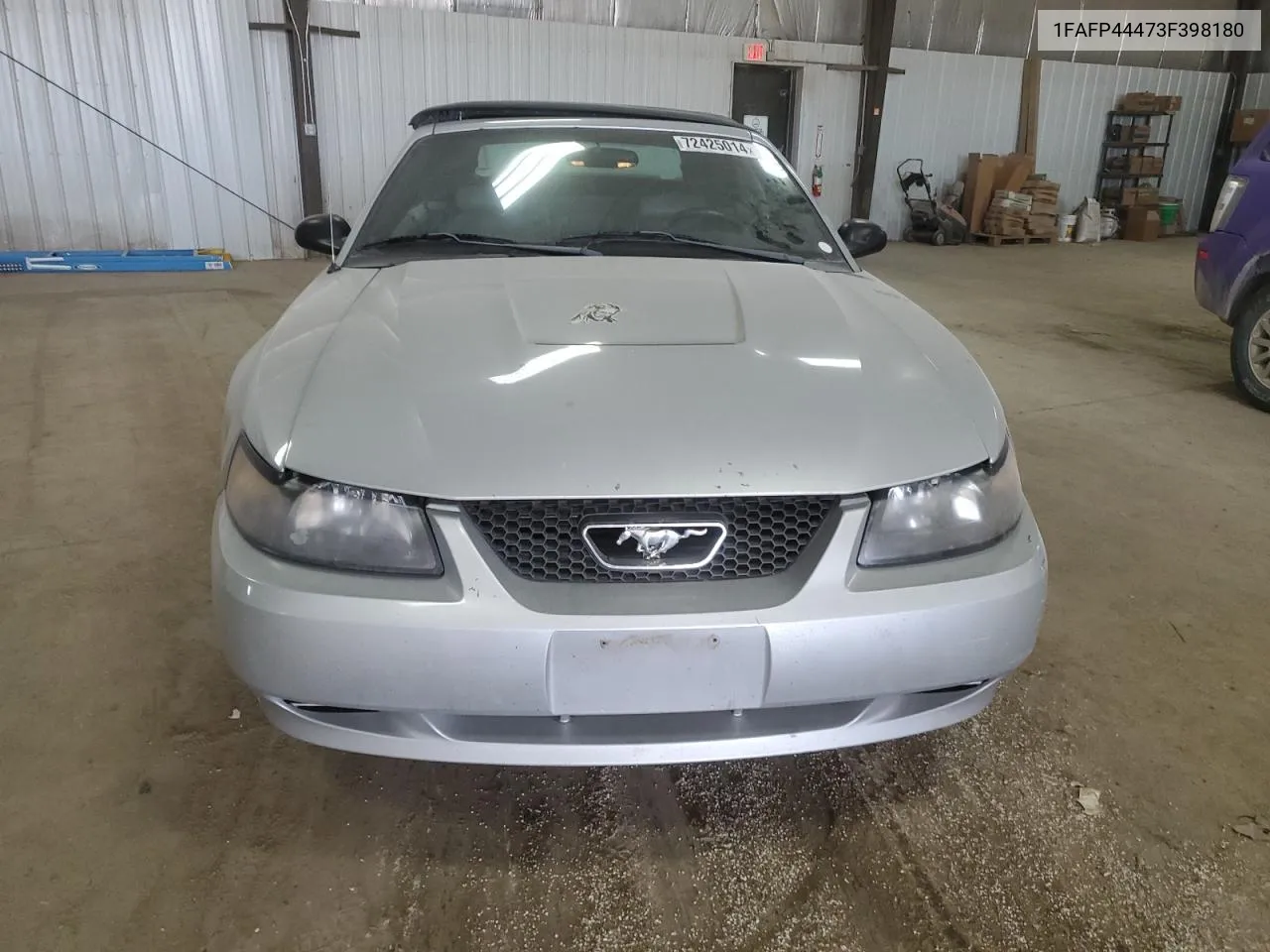 2003 Ford Mustang VIN: 1FAFP44473F398180 Lot: 72425014