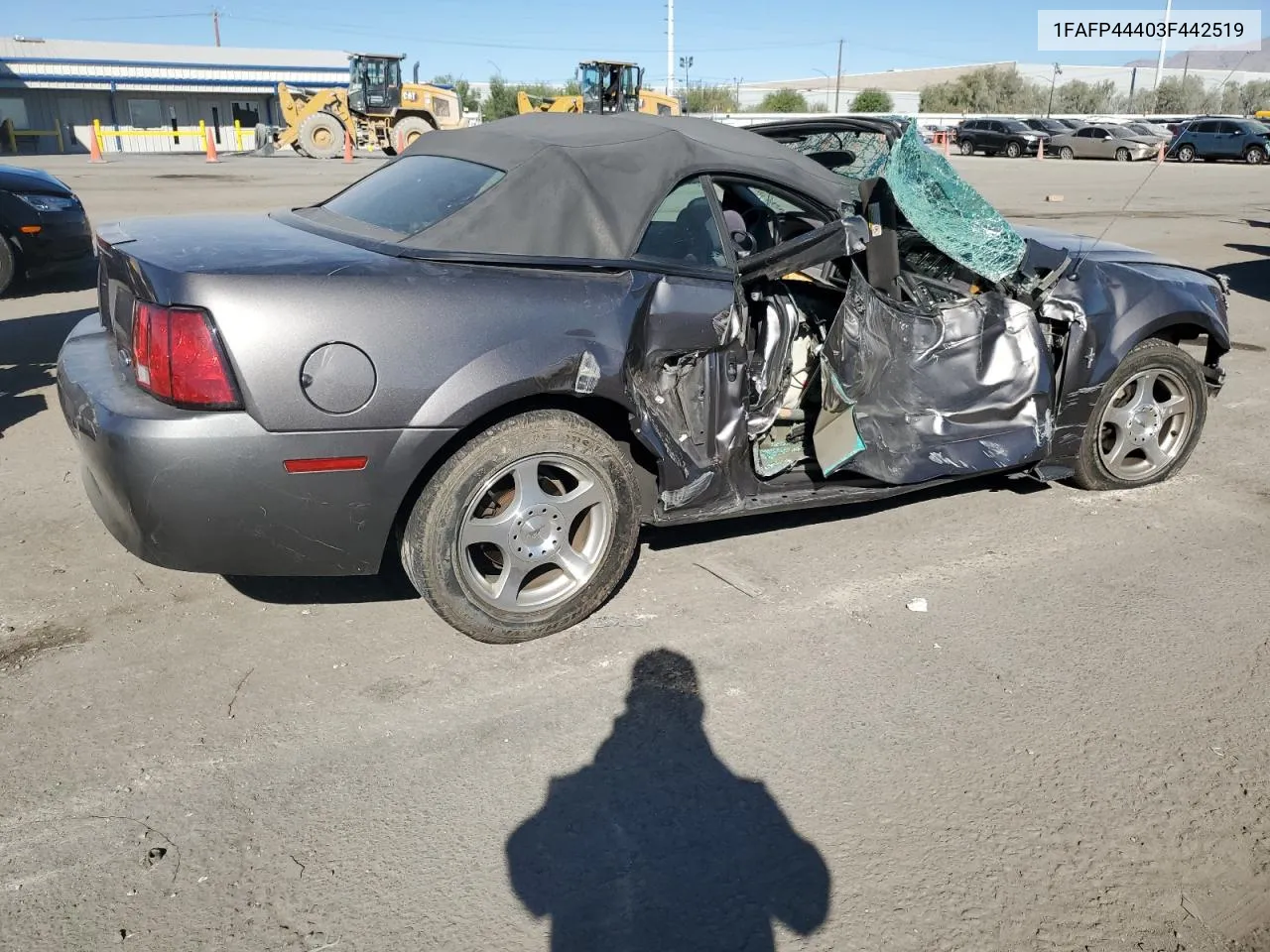 2003 Ford Mustang VIN: 1FAFP44403F442519 Lot: 73202244