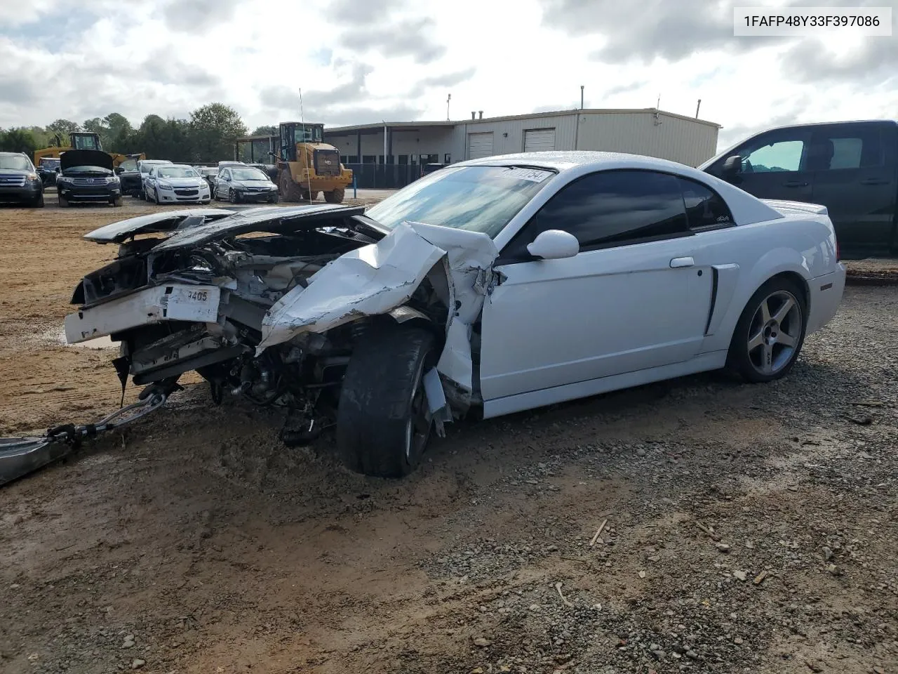 2003 Ford Mustang Cobra Svt VIN: 1FAFP48Y33F397086 Lot: 73212754