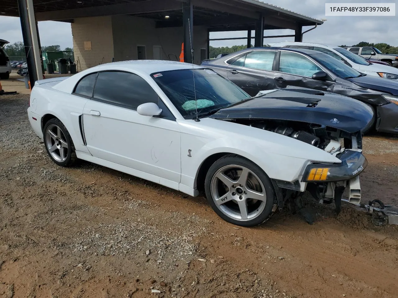 2003 Ford Mustang Cobra Svt VIN: 1FAFP48Y33F397086 Lot: 73212754