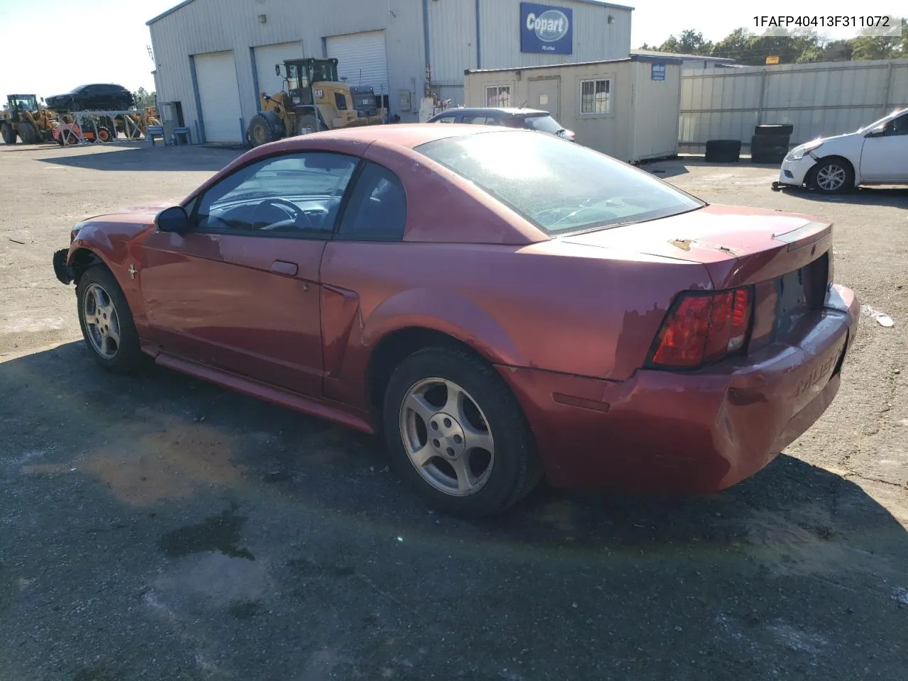 2003 Ford Mustang VIN: 1FAFP40413F311072 Lot: 73563794