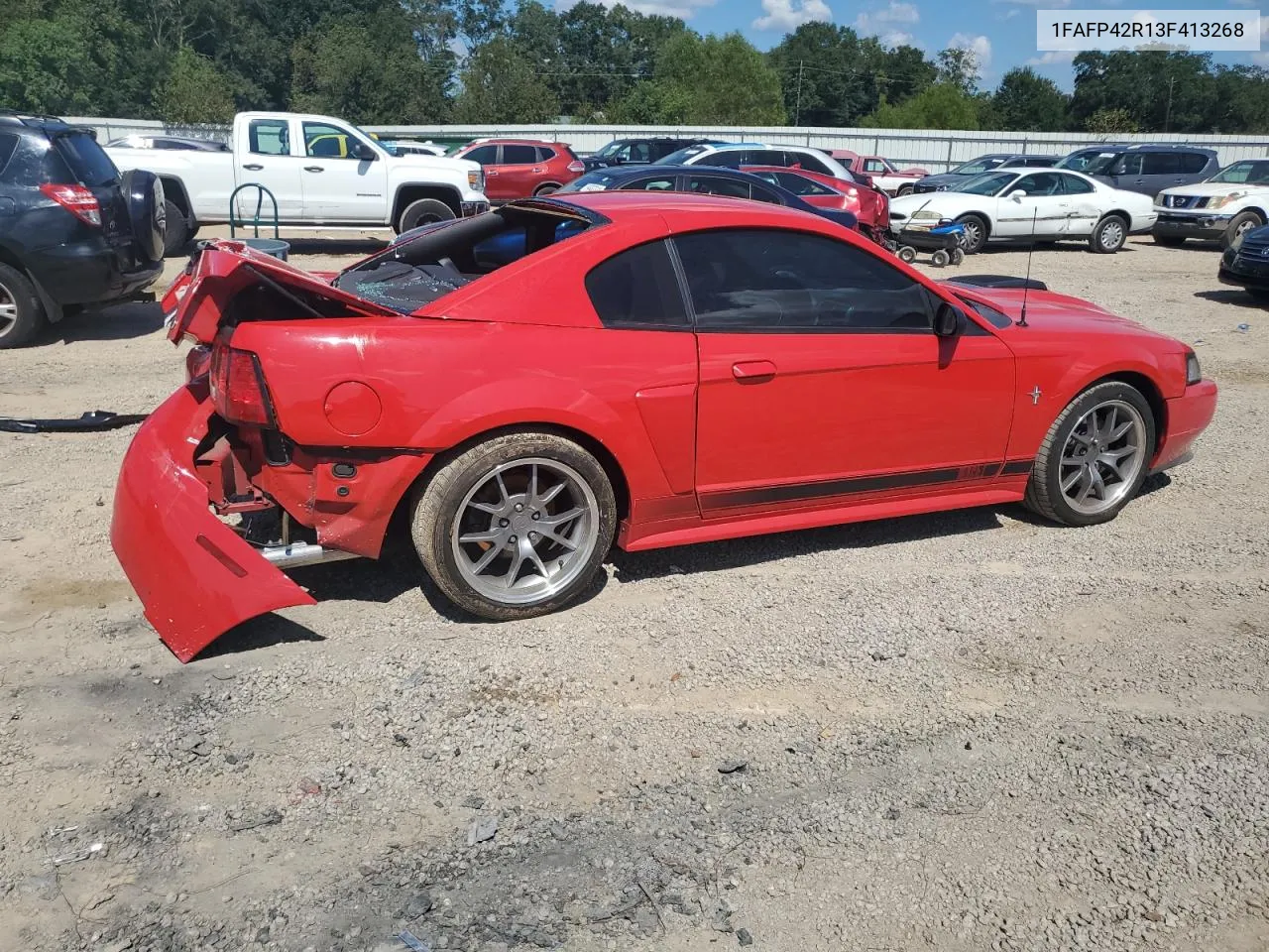 2003 Ford Mustang Mach I VIN: 1FAFP42R13F413268 Lot: 73670294