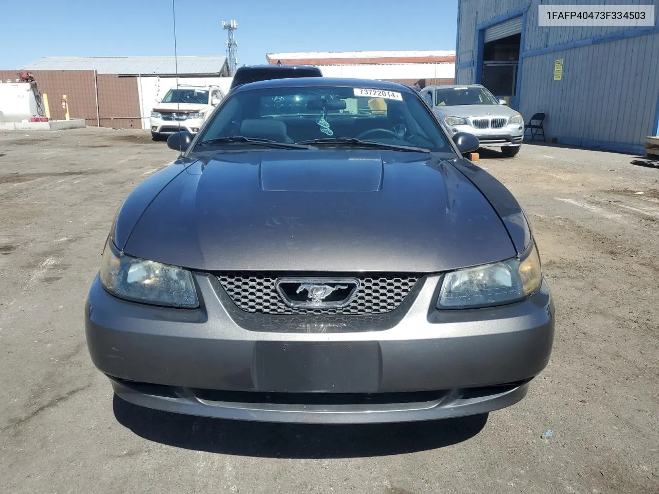 2003 Ford Mustang VIN: 1FAFP40473F334503 Lot: 73722014