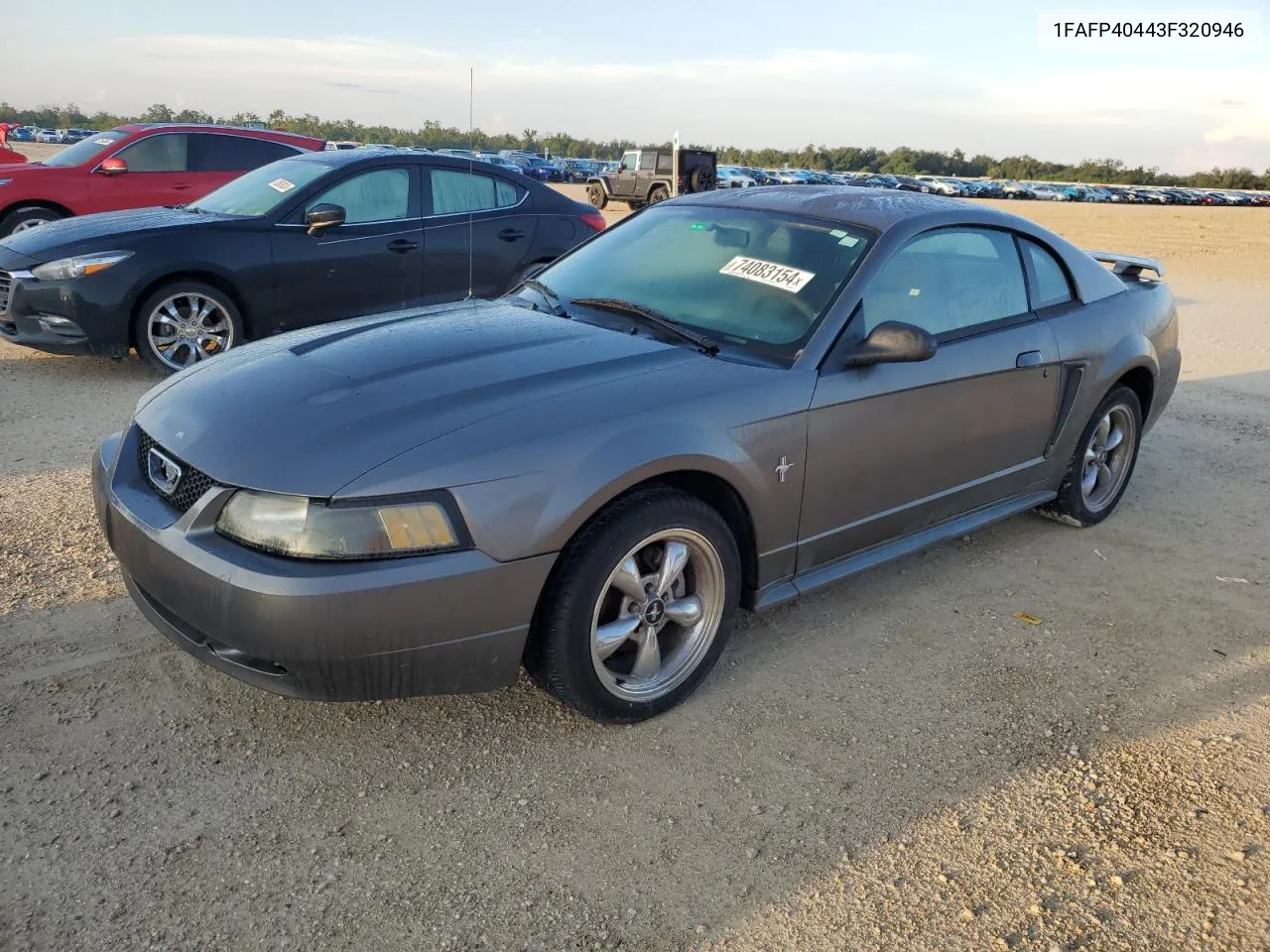 2003 Ford Mustang VIN: 1FAFP40443F320946 Lot: 74083154