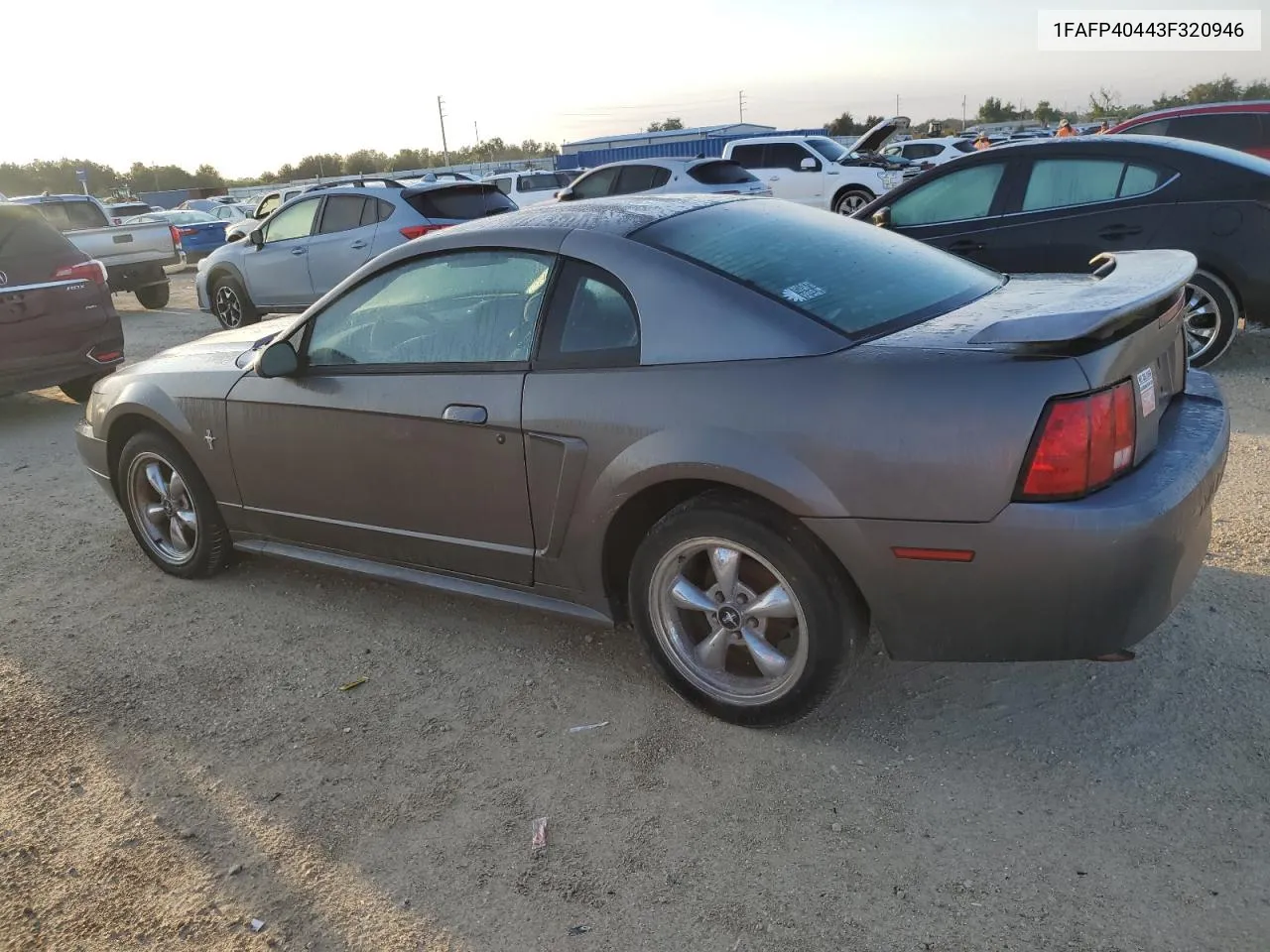 2003 Ford Mustang VIN: 1FAFP40443F320946 Lot: 74083154