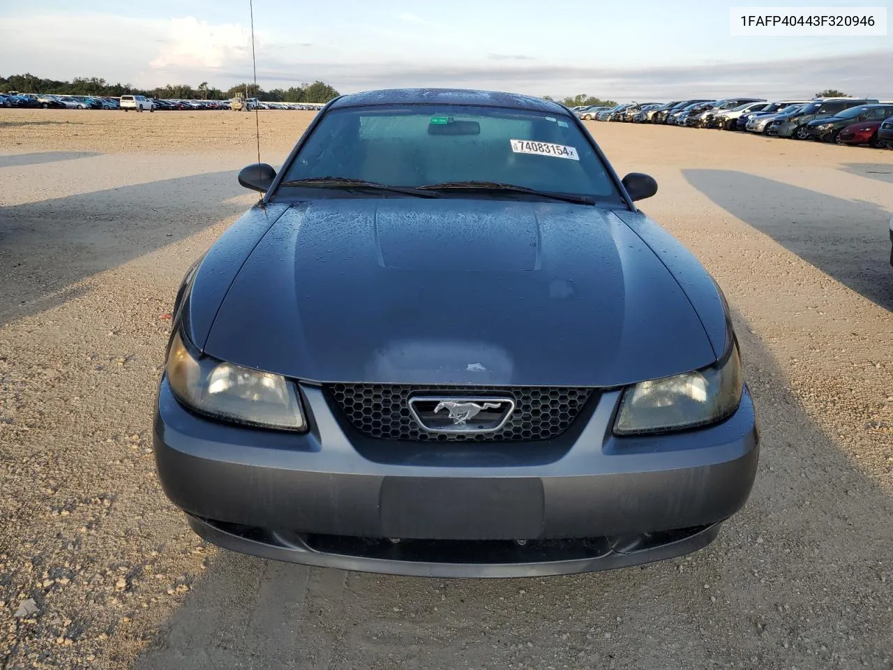 2003 Ford Mustang VIN: 1FAFP40443F320946 Lot: 74083154