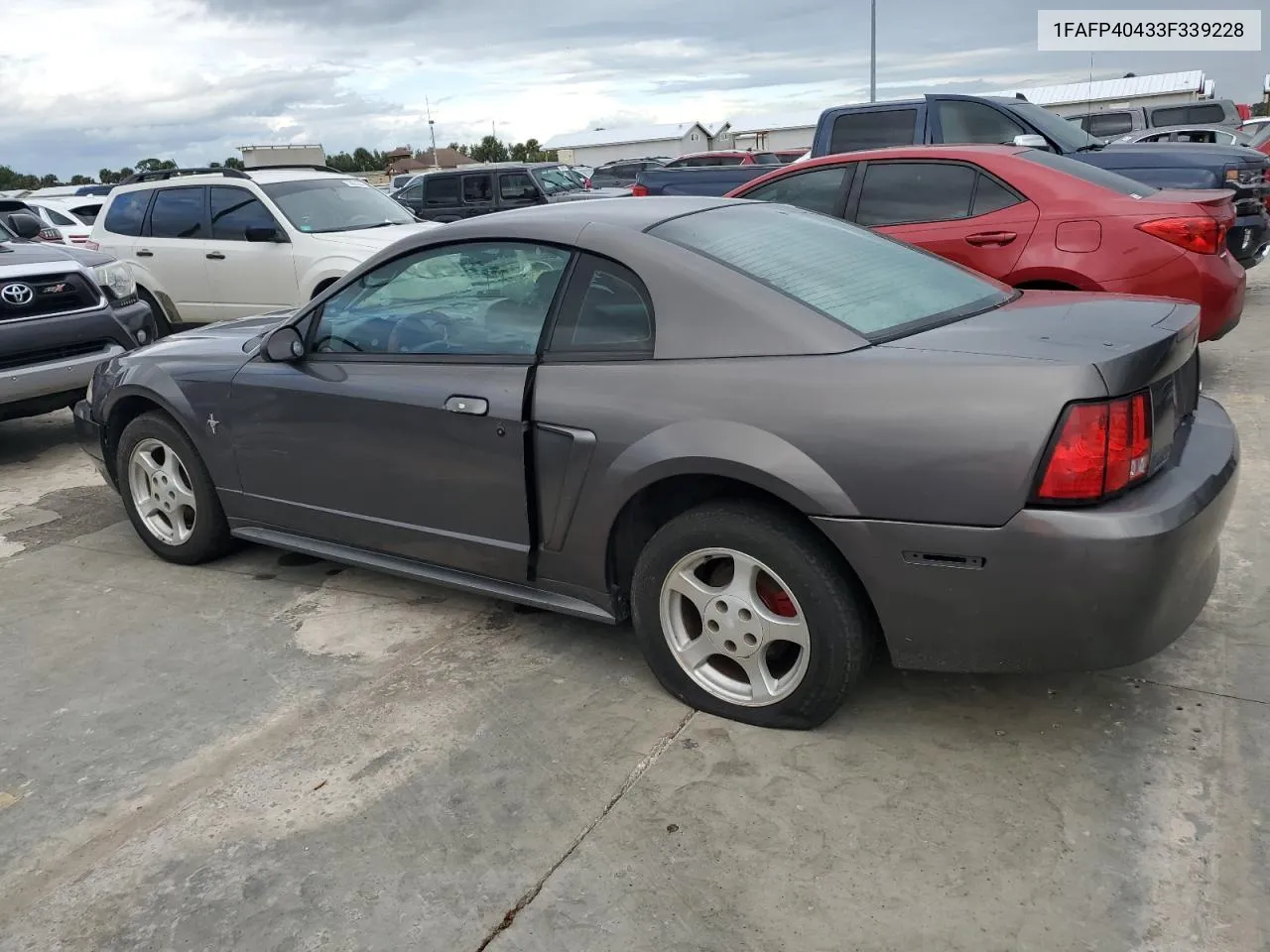 2003 Ford Mustang VIN: 1FAFP40433F339228 Lot: 74624614