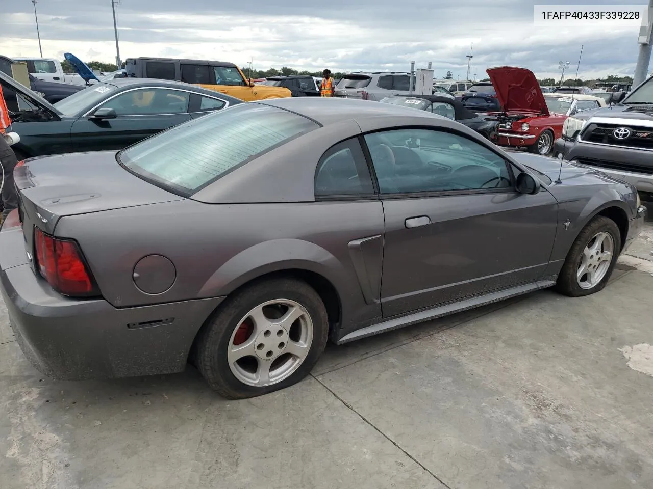 2003 Ford Mustang VIN: 1FAFP40433F339228 Lot: 74624614