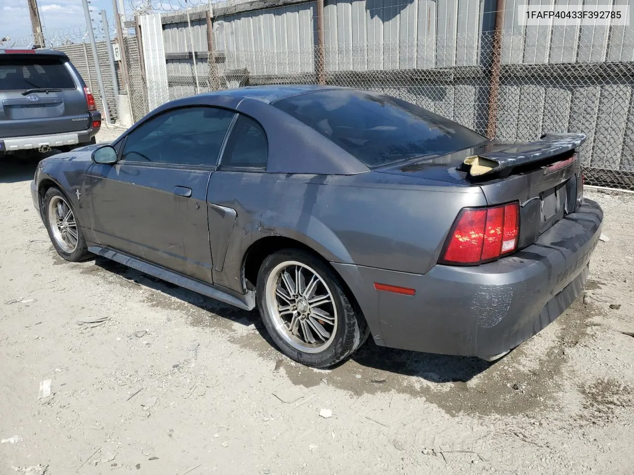 2003 Ford Mustang VIN: 1FAFP40433F392785 Lot: 74635564