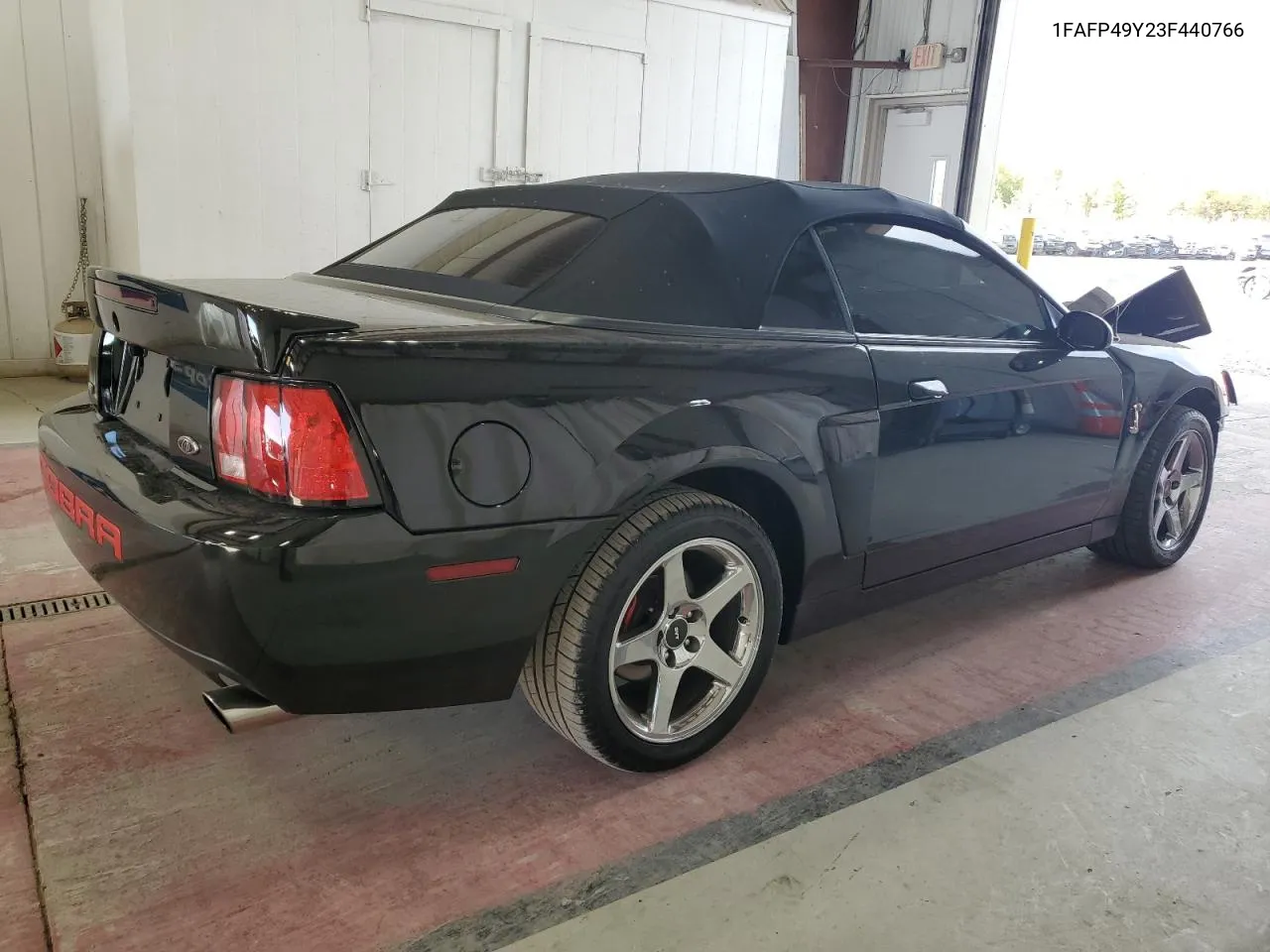 2003 Ford Mustang Cobra Svt VIN: 1FAFP49Y23F440766 Lot: 75015804