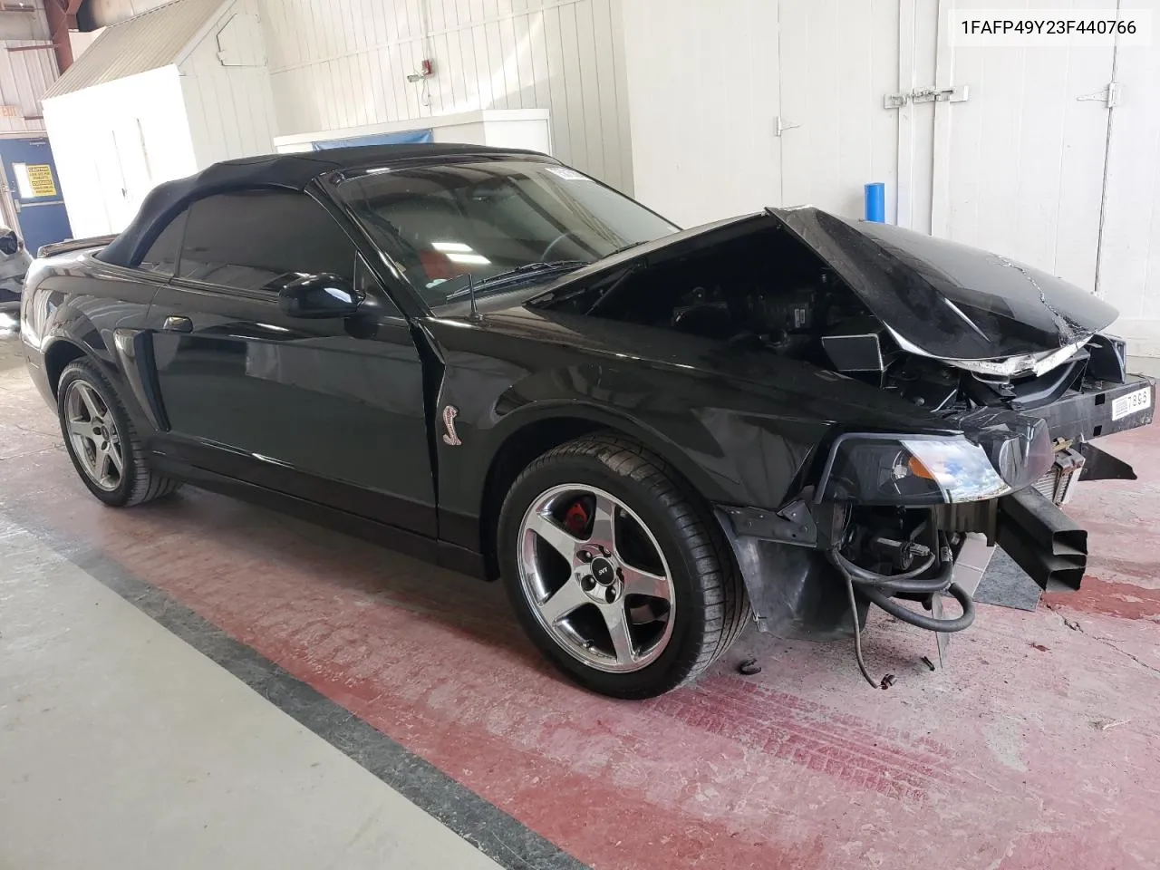 2003 Ford Mustang Cobra Svt VIN: 1FAFP49Y23F440766 Lot: 75015804