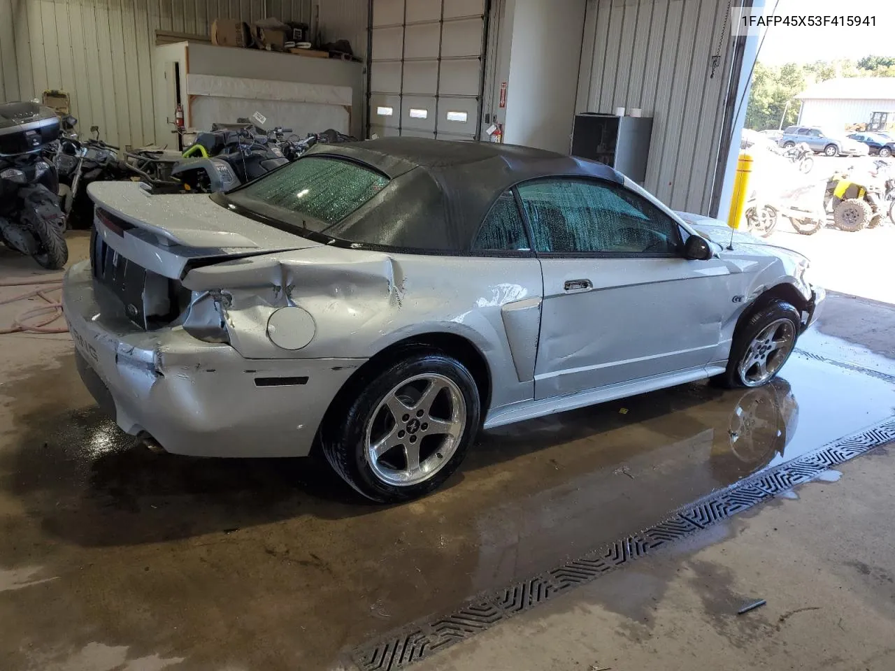 2003 Ford Mustang Gt VIN: 1FAFP45X53F415941 Lot: 75534344