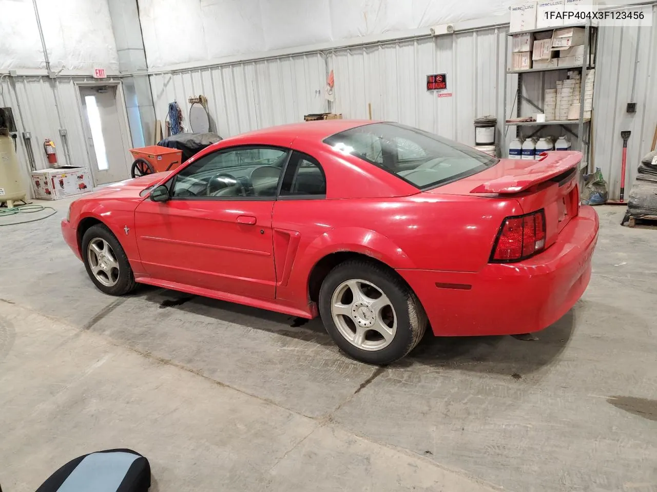 2003 Ford Mustang VIN: 1FAFP404X3F123456 Lot: 76206524